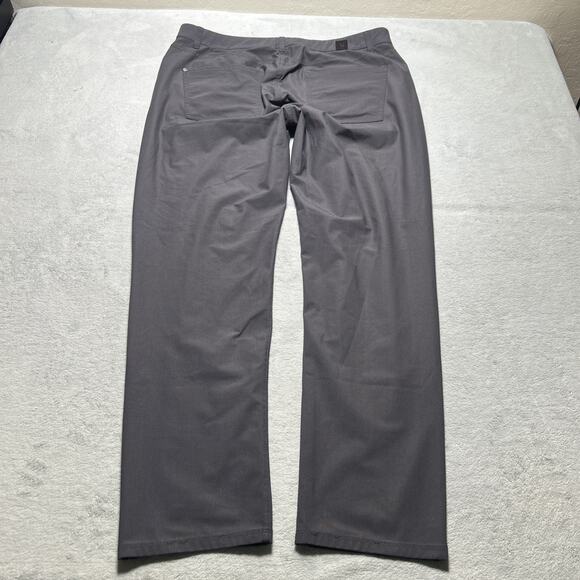 Vuori Chino Meta Cascade Pants Mens XL 38x30 Warpstreme Trouser Gray 4 Stretch - Picture 2 of 16